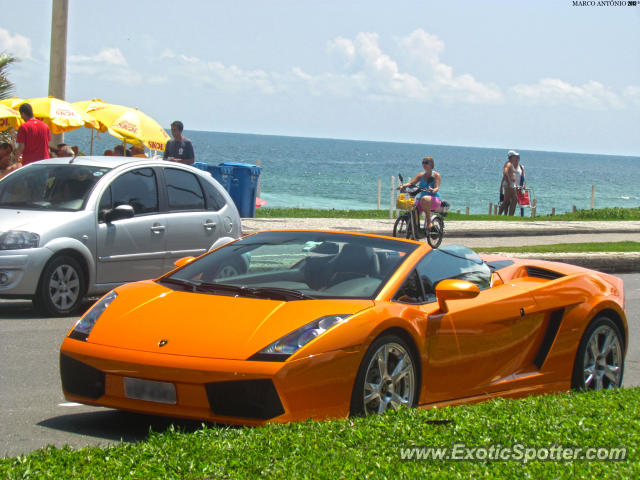 Lamborghini Gallardo spotted in Rio de Janeiro, Brazil