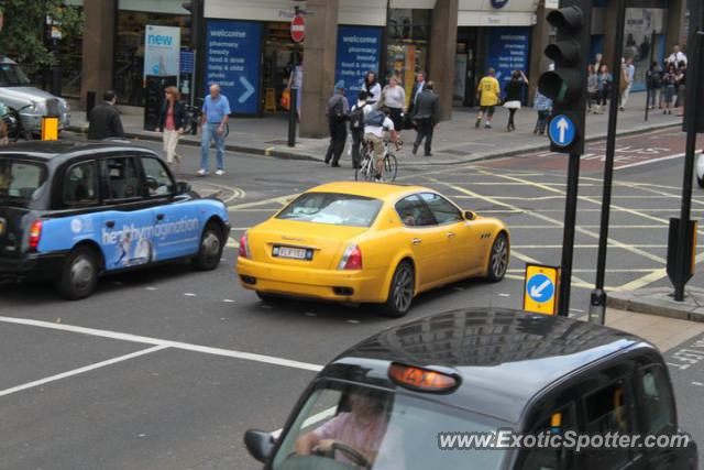 Maserati Quattroporte spotted in London, United Kingdom