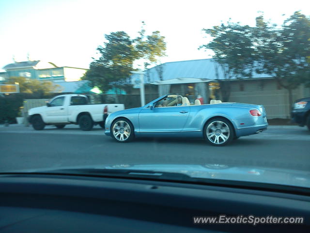 Bentley Continental spotted in Seaside, Florida