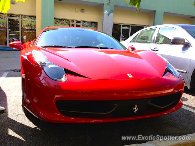 Ferrari 458 Italia spotted in Miami, Florida