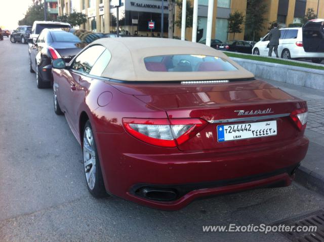 Maserati GranTurismo spotted in Beirut, Lebanon