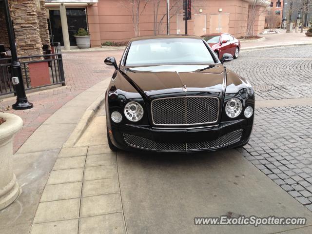 Bentley Mulsanne spotted in Cherry creek, Colorado