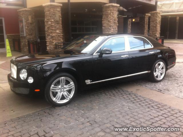 Bentley Mulsanne spotted in Cherry creek, Colorado