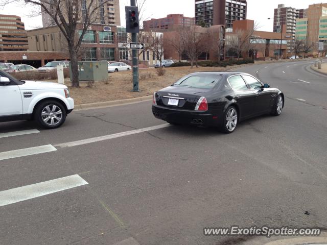 Maserati Quattroporte spotted in Cherry creek, Colorado