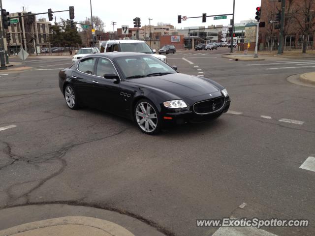 Maserati Quattroporte spotted in Cherry creek, Colorado