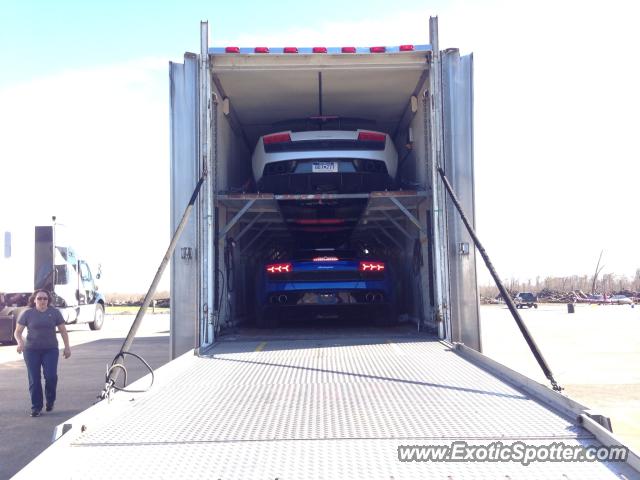 Lamborghini Gallardo spotted in Westbank, Louisiana