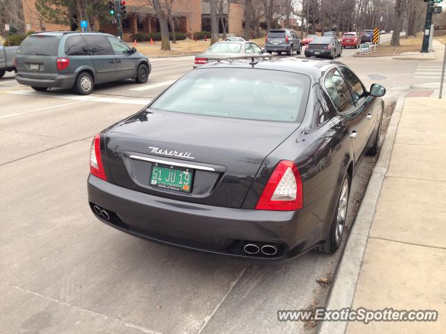 Maserati Quattroporte spotted in Denver, Colorado