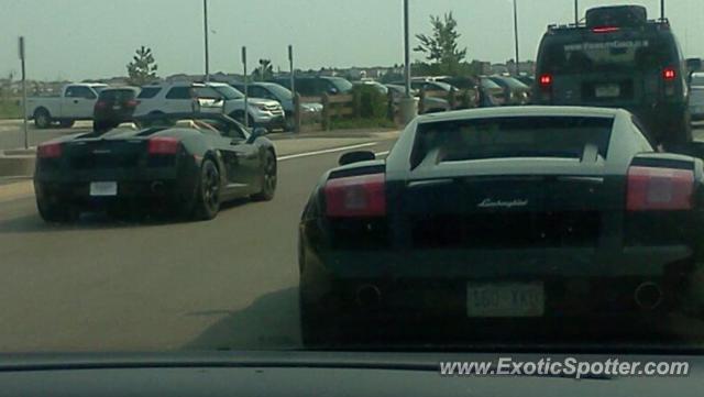 Lamborghini Gallardo spotted in Castle rock, Colorado