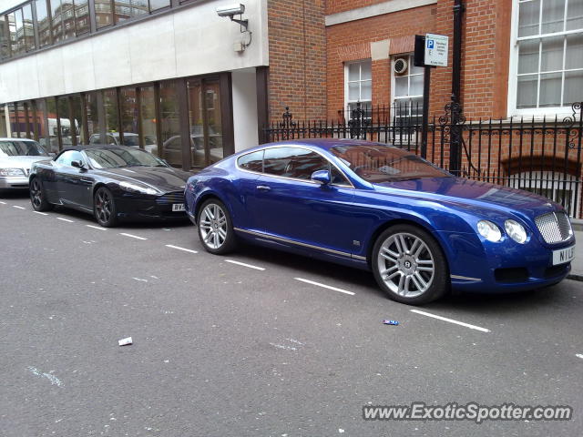 Bentley Continental spotted in London, United Kingdom