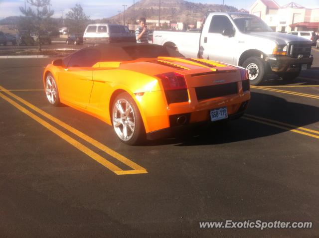 Lamborghini Gallardo spotted in Castle Rock, Colorado