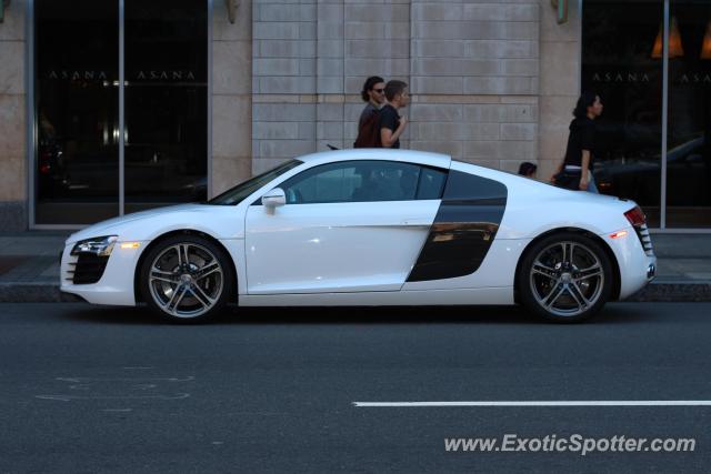 Audi R8 spotted in Boston, Massachusetts