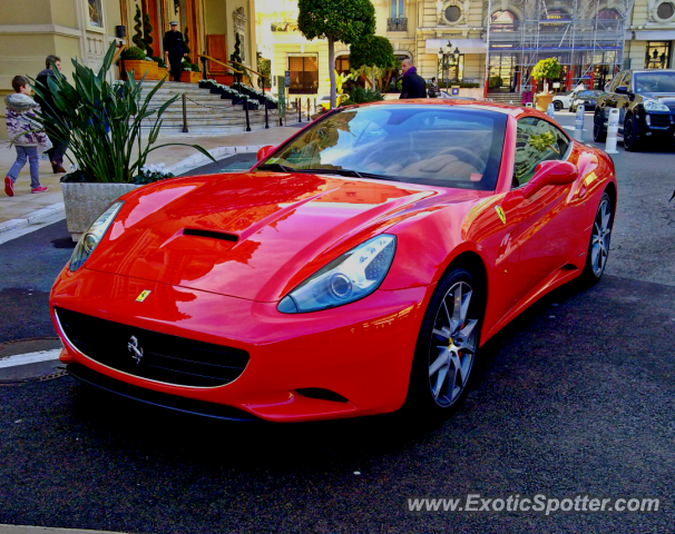 Ferrari California spotted in Monaco, Monaco