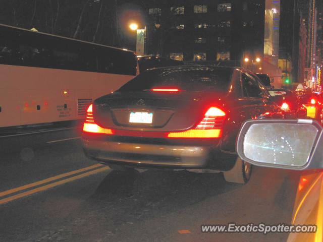 Mercedes Maybach spotted in New York, New York