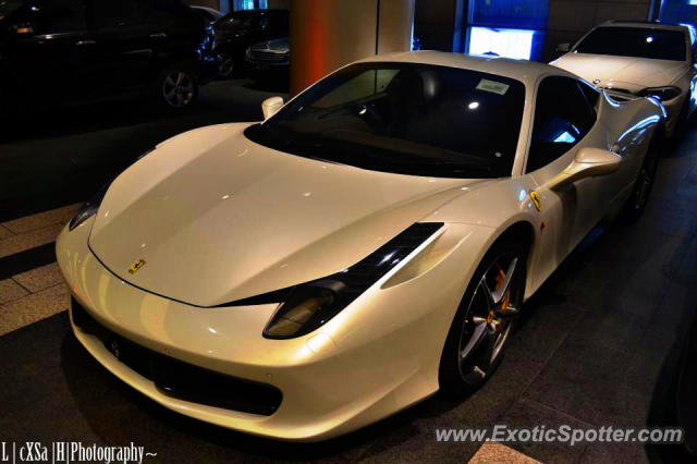 Ferrari 458 Italia spotted in Bukit Bintang, Malaysia