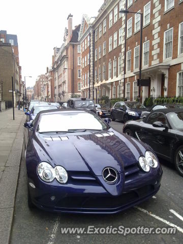 Mercedes SLR spotted in London, United Kingdom