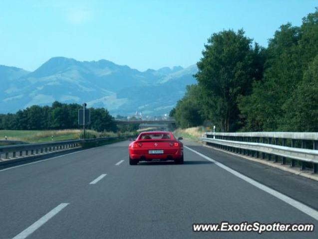 Ferrari F355 spotted in Gruyere, Switzerland