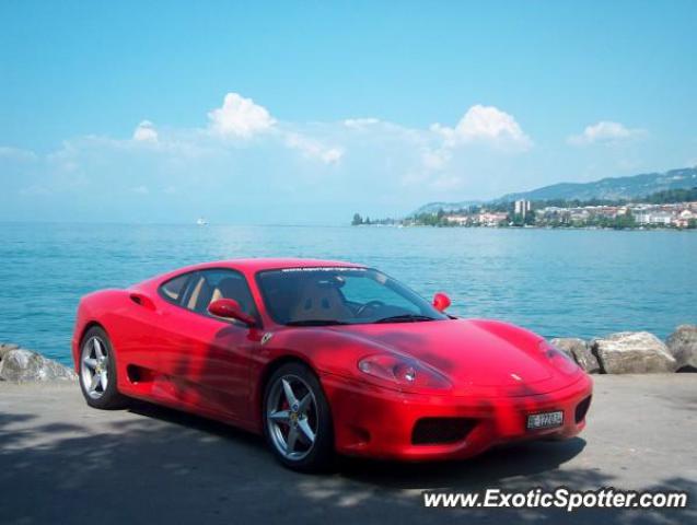 Ferrari 360 Modena spotted in Montreux, Switzerland