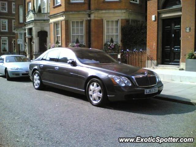 Mercedes Maybach spotted in London, United Kingdom