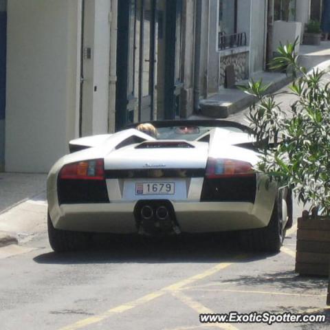 Lamborghini Murcielago spotted in Aubeterre (Dordogne), France