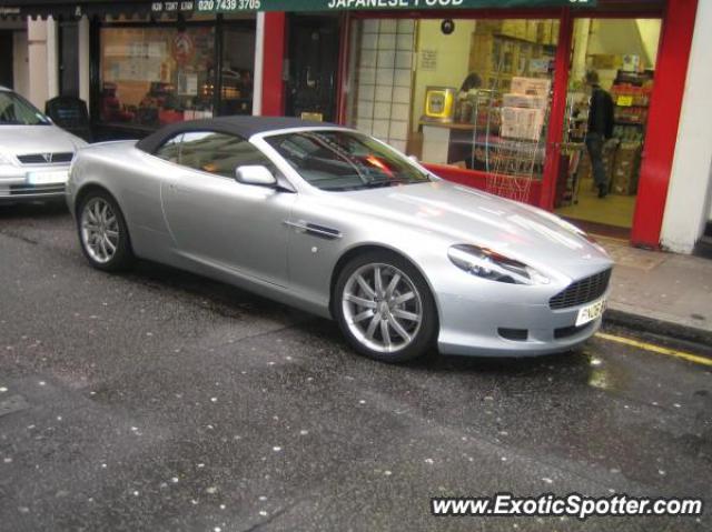 Aston Martin DB9 spotted in London, United Kingdom