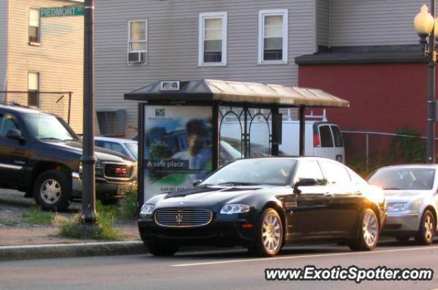 Maserati Quattroporte spotted in Providence, Rhode Island