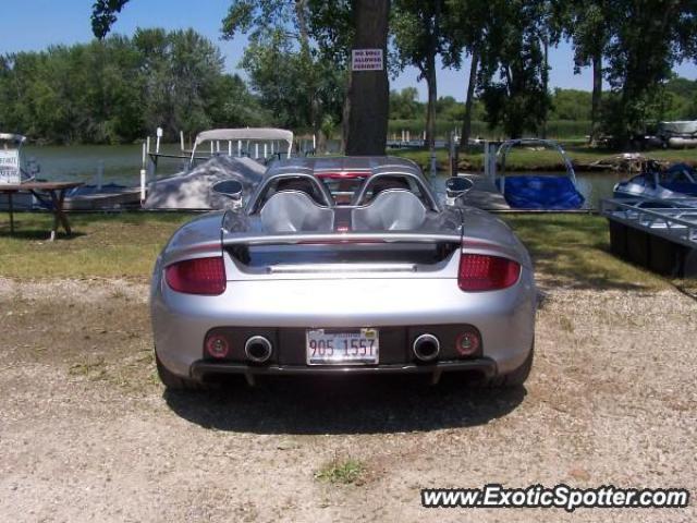 Porsche Carrera GT spotted in Port Barrington, Illinois