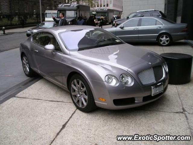 Bentley Continental spotted in NY, New York