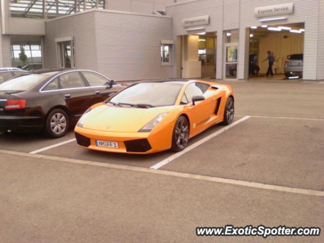 Lamborghini Gallardo spotted in Neumarkt i.d.OPf, Germany