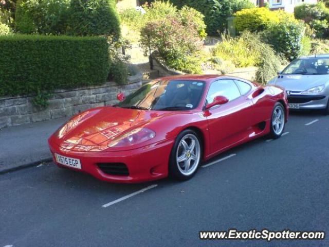 Ferrari 360 Modena spotted in Scarborough, United Kingdom