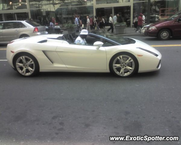 Lamborghini Gallardo spotted in Newyork, New York