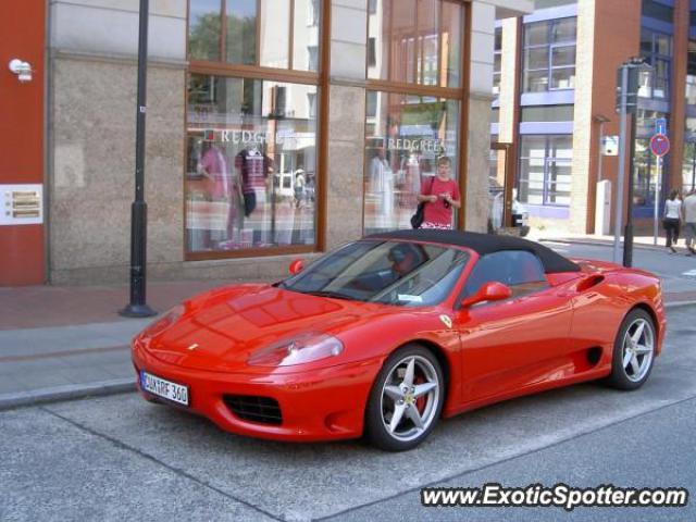 Ferrari 360 Modena spotted in Bremerhaven, Germany