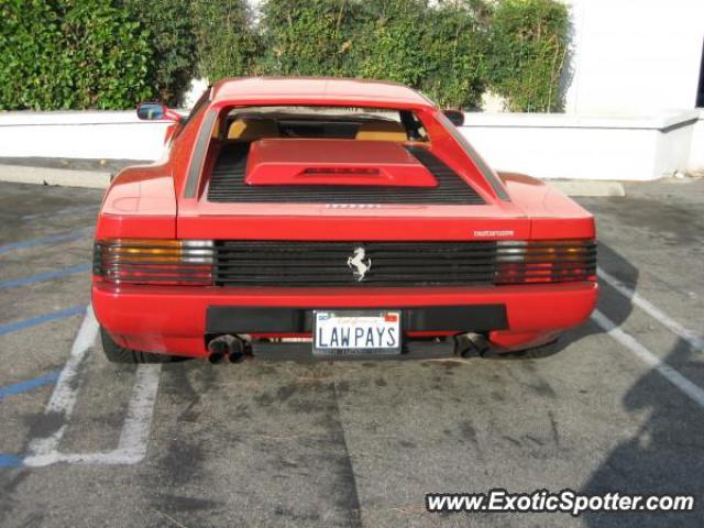 Ferrari Testarossa spotted in Woodland Hills, California