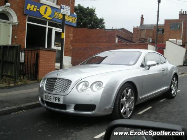 Bentley Continental spotted in Birmingham, United Kingdom