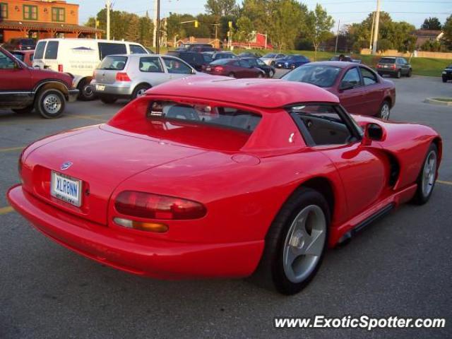 Dodge Viper spotted in Ajax, Canada