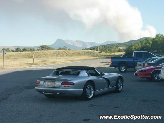 Dodge Viper spotted in Babb, Montana