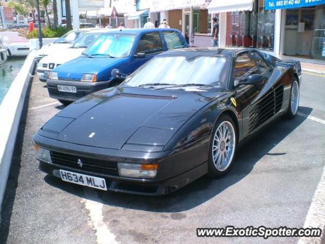 Ferrari Testarossa spotted in Marbella, Spain