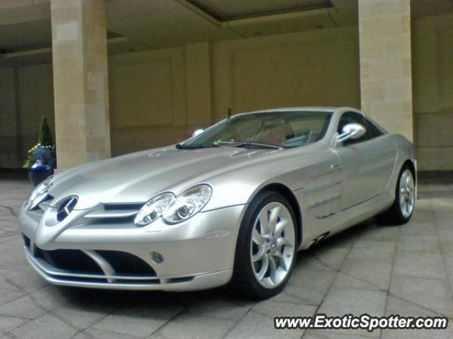 Mercedes SLR spotted in London, United Kingdom