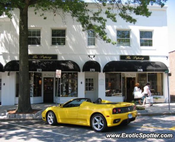 Ferrari 360 Modena spotted in Greenwich, Connecticut