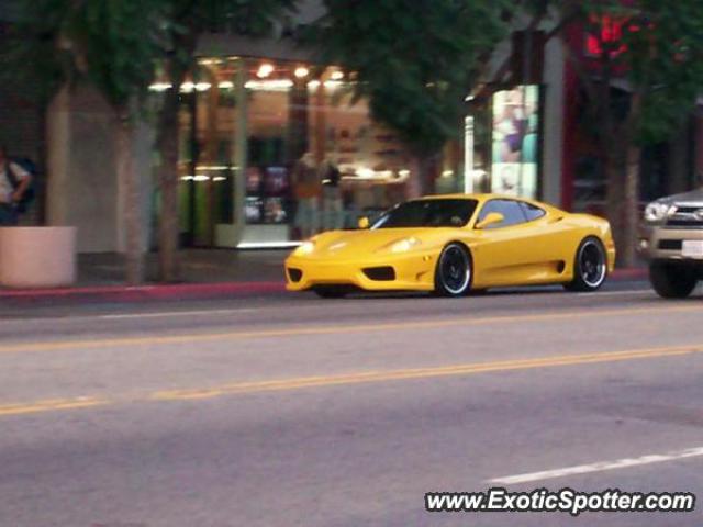 Ferrari 360 Modena spotted in Hollywood, Los Angeles, California
