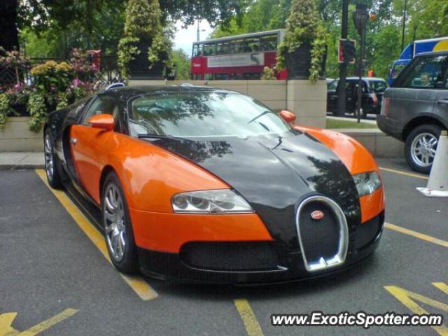 Bugatti Veyron spotted in London, United Kingdom