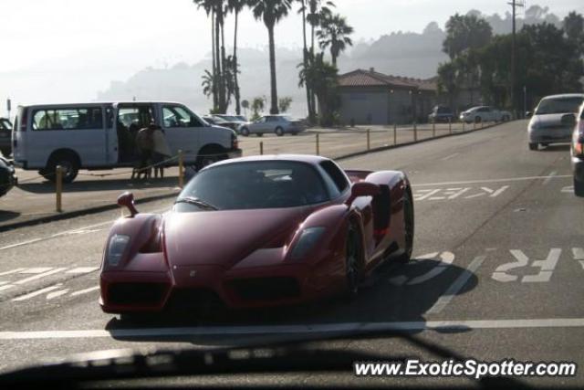 Ferrari Enzo spotted in Malibu, California