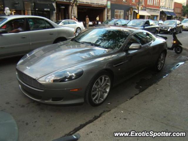 Aston Martin DB9 spotted in Montreal, Canada