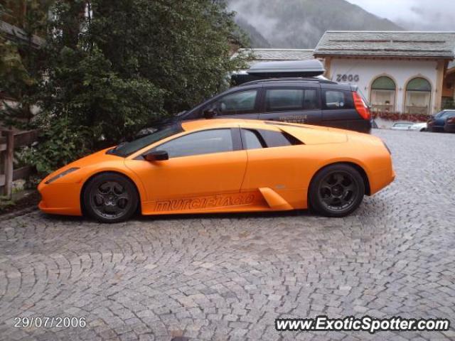 Lamborghini Murcielago spotted in Samnaun, Switzerland