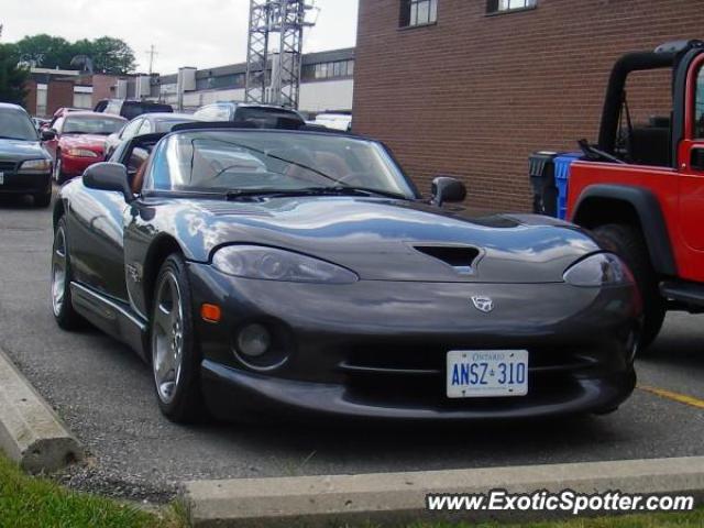 Dodge Viper spotted in Toronto, Canada