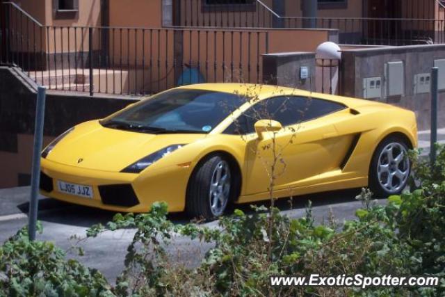 Lamborghini Gallardo spotted in San Miguel de Tenerife, Spain