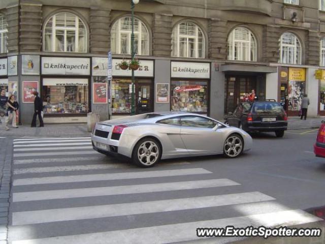 Lamborghini Gallardo spotted in Prague, Czech Republic