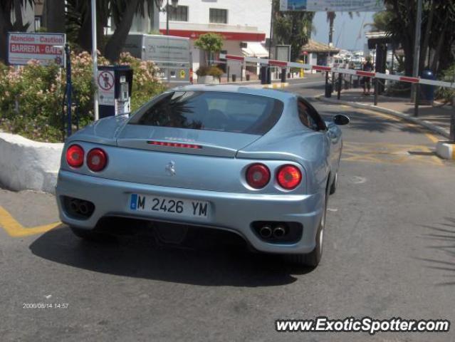 Ferrari 360 Modena spotted in Puerto Banus, Spain