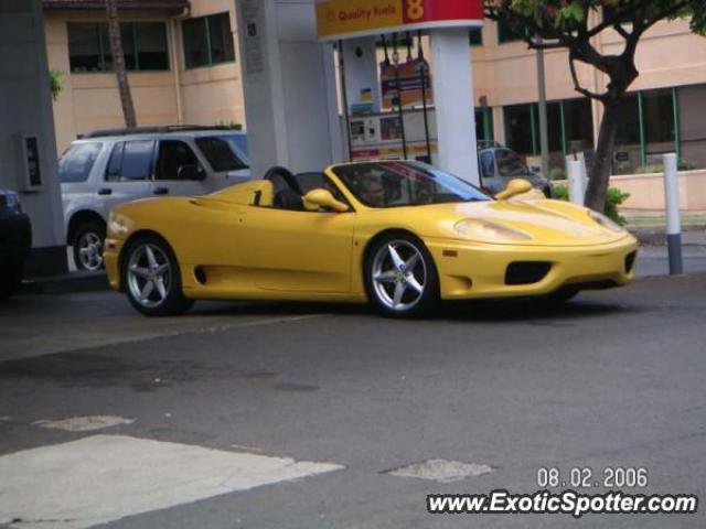 Ferrari 360 Modena spotted in Kaanapali, Hawaii