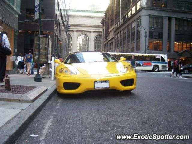 Ferrari 360 Modena spotted in New York, New York