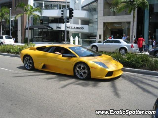 Lamborghini Murcielago spotted in Beverly Hills, California